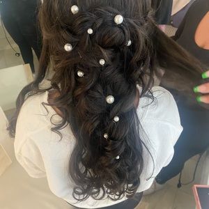 Bridals by andi wedding hair pearl pins